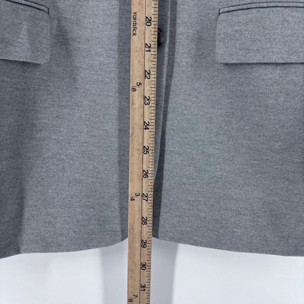 Banana Republic Blazer Mens 38S Grey Tailored Fit Stretch Business Sport Coat